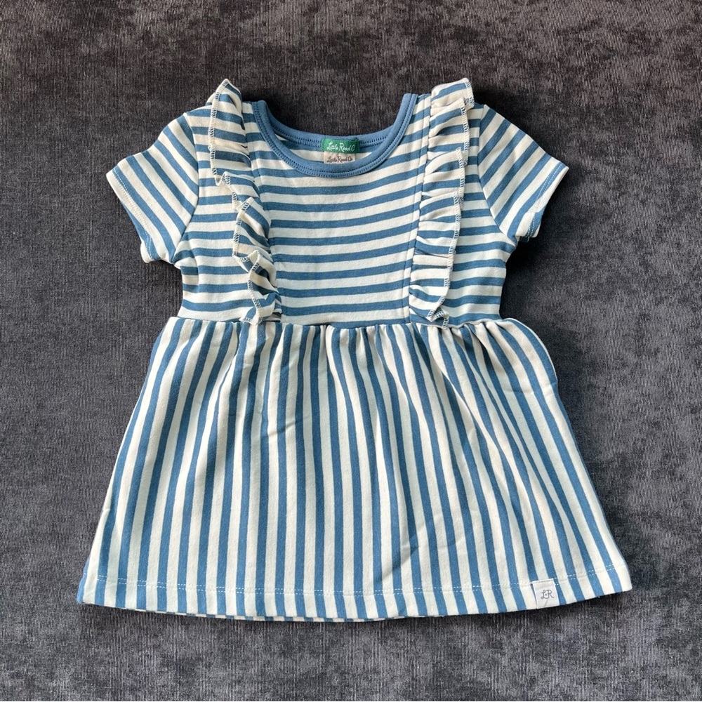 Little Road Co. Blue Stripe Top Size 2